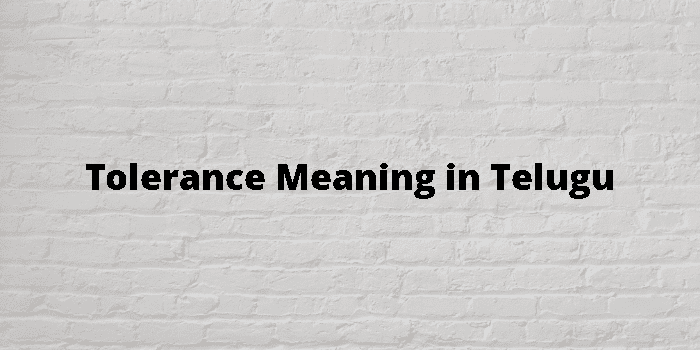 tolerance-meaning-in-telugu