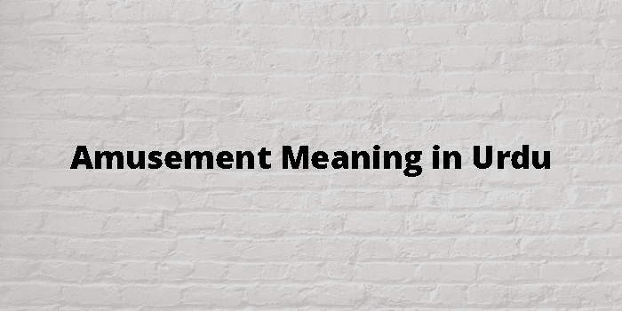 amusement-meaning-in-urdu