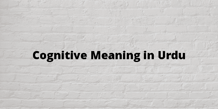 cognitive-meaning-in-urdu