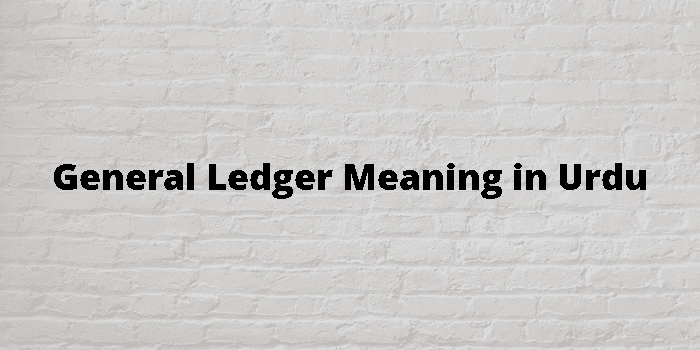 general-ledger-meaning-in-urdu