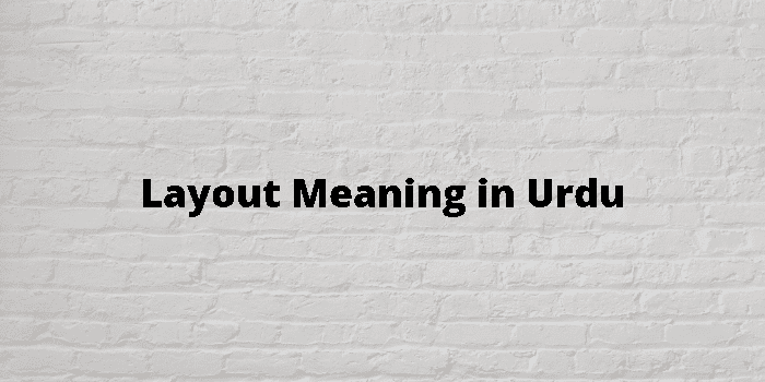 layout-meaning-in-urdu