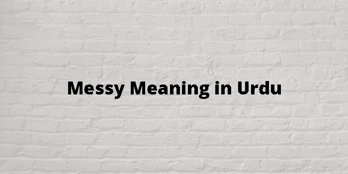 messy-meaning-in-urdu