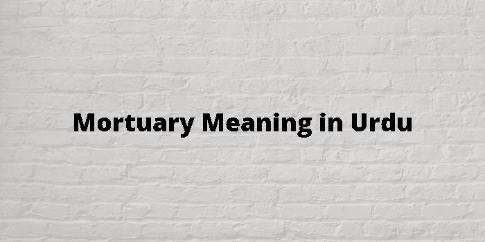 mortuary-meaning-in-urdu