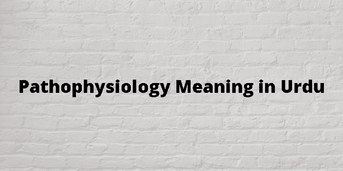 pathophysiology-meaning-in-urdu