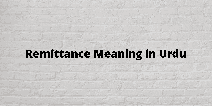 remittance-meaning-in-urdu