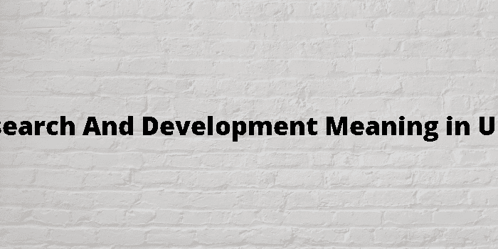 Research And Development Meaning In Urdu 