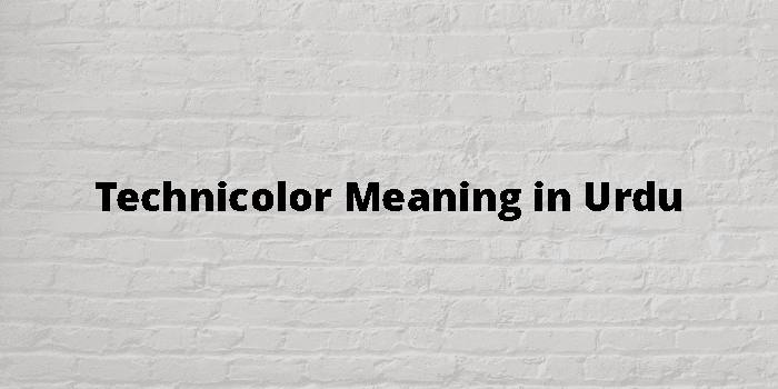 technicolor-meaning-in-urdu