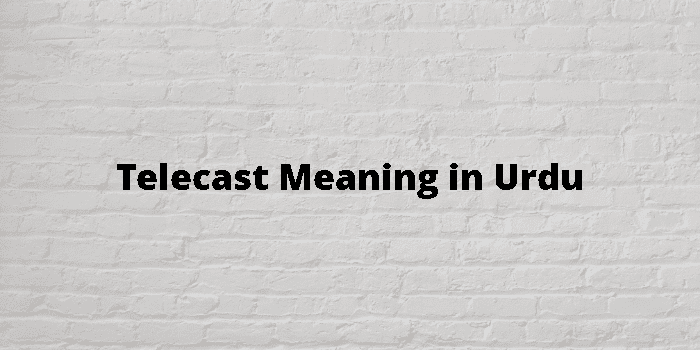 telecast-meaning-in-urdu