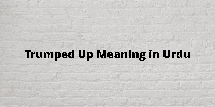 trumped-up-meaning-in-urdu